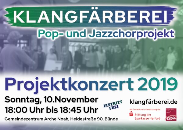 Klangfärberei Projektkonzert am 10.11.2019